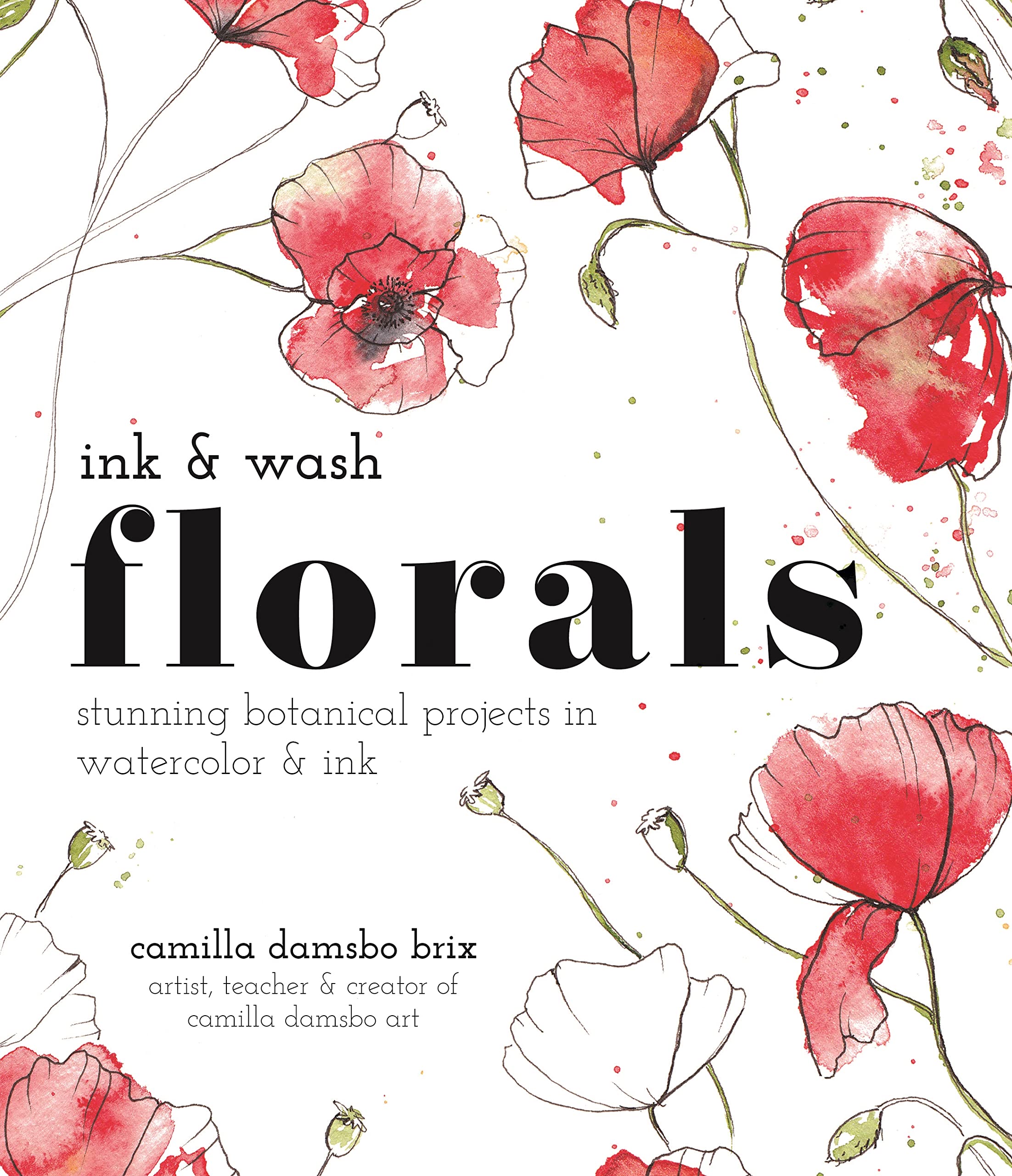 Ink and Wash Florals | Camilla Damsbo Brix