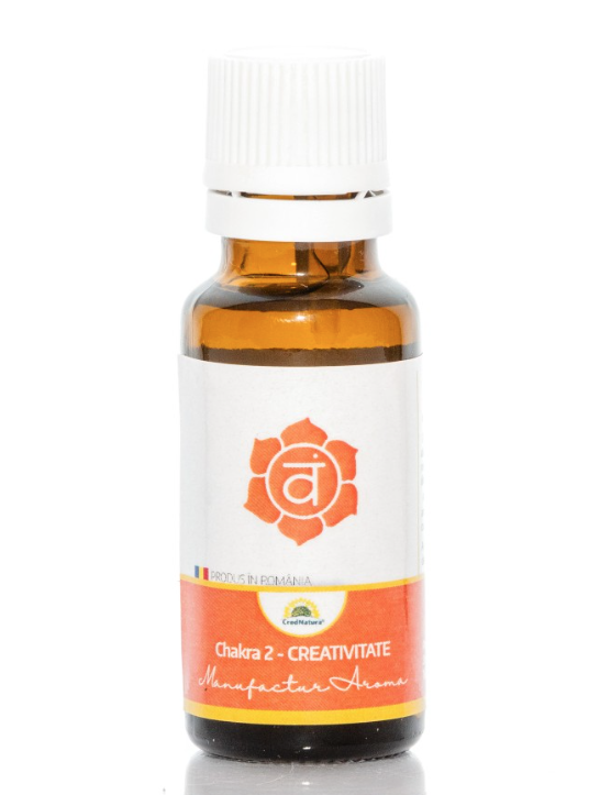 Ulei aromaterapie - Creativitate - Chackra 2, 20 ml | Cred Natura