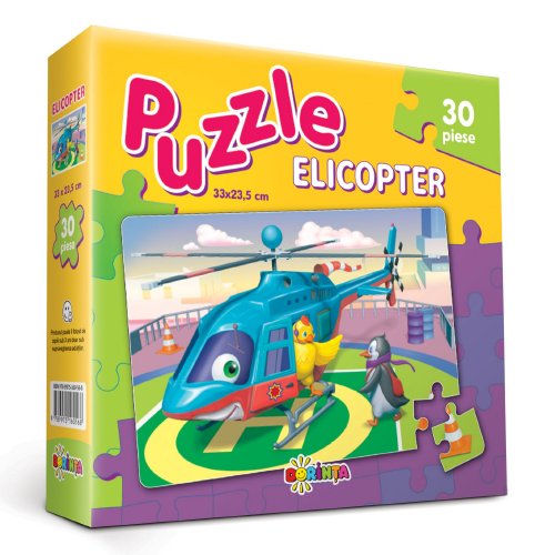Puzzle 30 piese - Elicopter | Dorinta