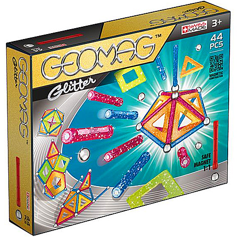 Joc Geomag Glitter 44 piese | Geomag