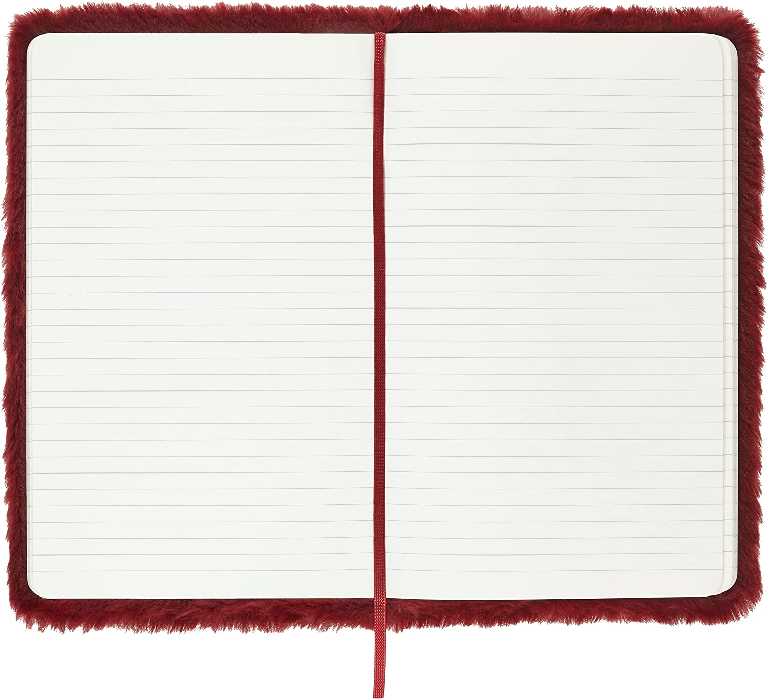 Carnet - Moleskine Faux Fur - Hard Cover, Large, Ruled - Maple Red | Moleskine - 3 | YEO