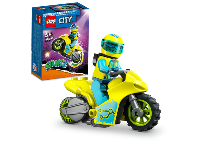 LEGO City - Cyber Stunt Bike (60358) | LEGO