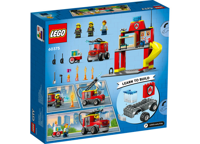 LEGO City - Fire Station and Fire Truck (60375) | LEGO