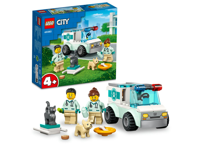 LEGO City - Vet Van Rescue (60382) | LEGO - 9 | YEO