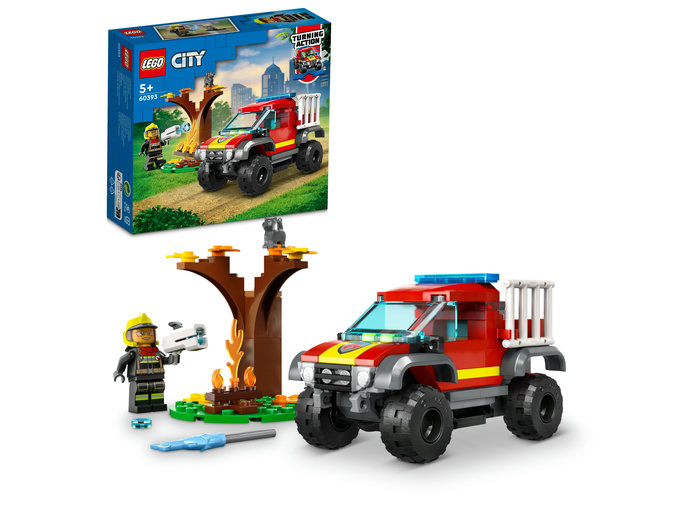  LEGO City - 4x4 Fire Truck Rescue (60393) | LEGO 