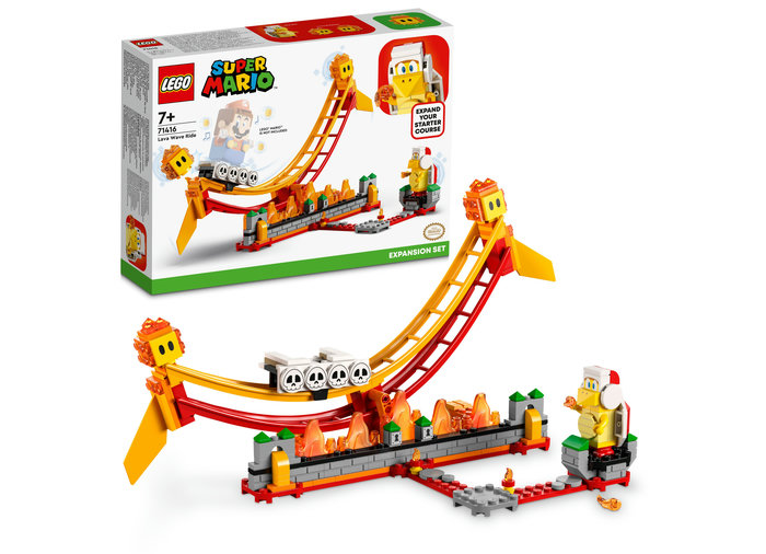 LEGO Super Mario - Lava Wave Ride - Expansion Set (71416) | LEGO