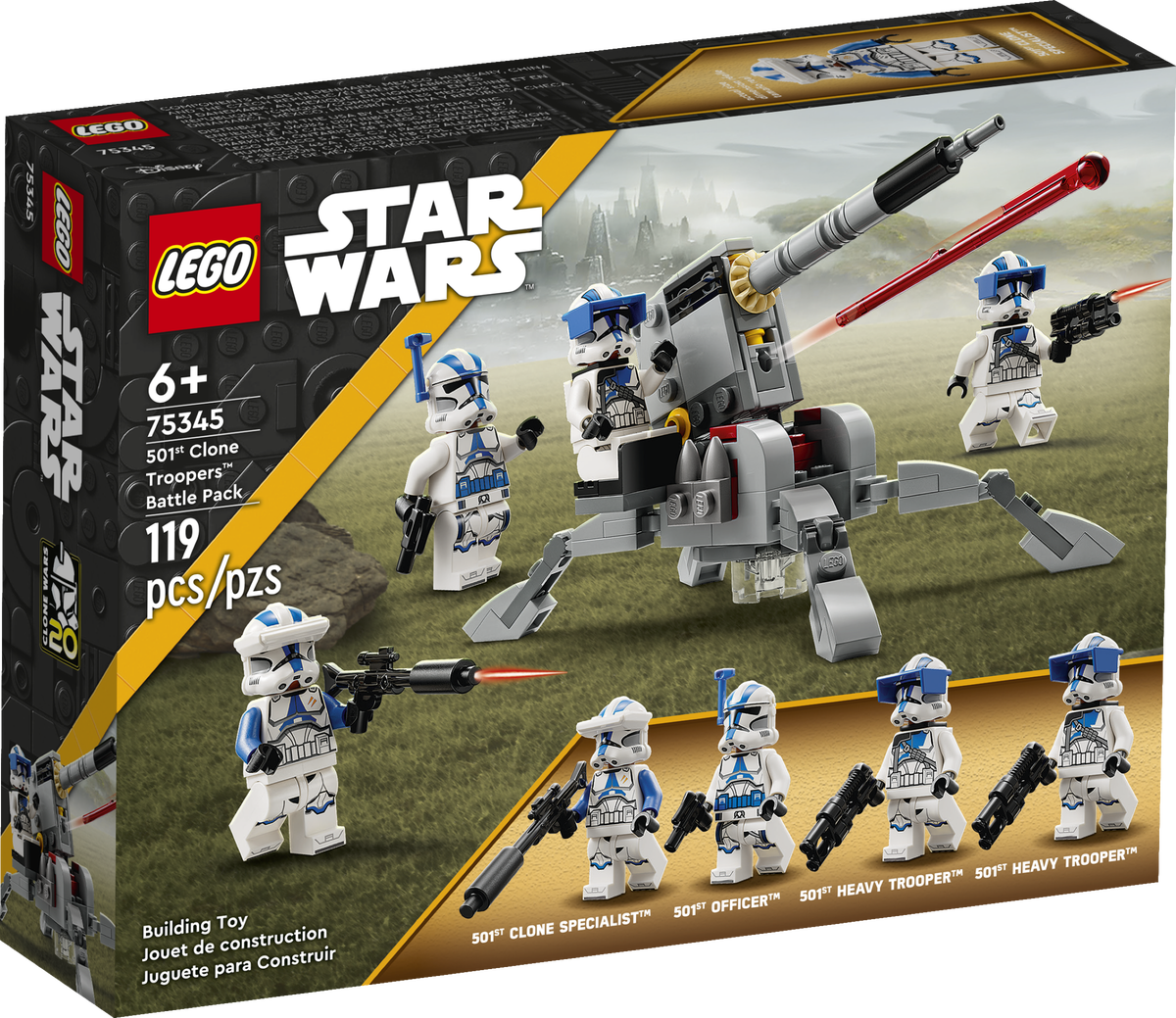 LEGO Star Wars - 501st Clone Troopers Battle Pack (75345) | LEGO - 6 | YEO