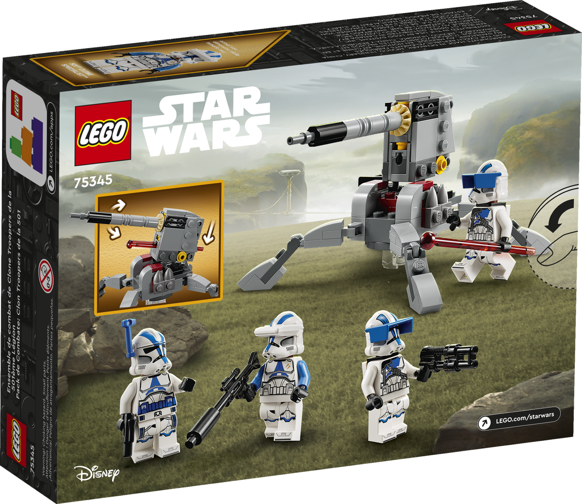 LEGO Star Wars - 501st Clone Troopers Battle Pack (75345) | LEGO - 4 | YEO