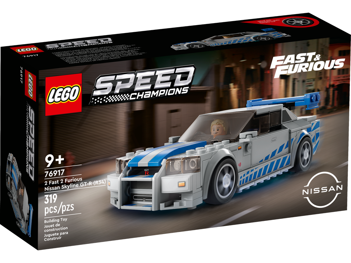 LEGO Speed Champions - 2 Fast 2 Furious Nissan Skyline GT-R (R34) (76917) | LEGO