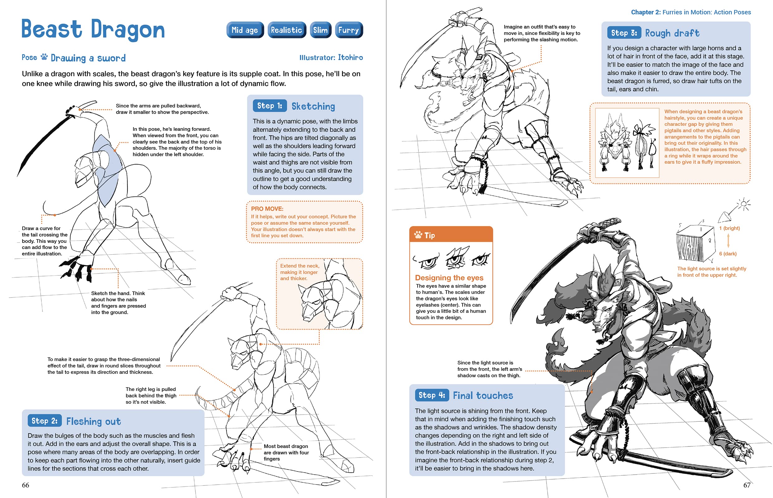 The Ultimate Guide to Drawing Manga Action Furries | - 9 | YEO