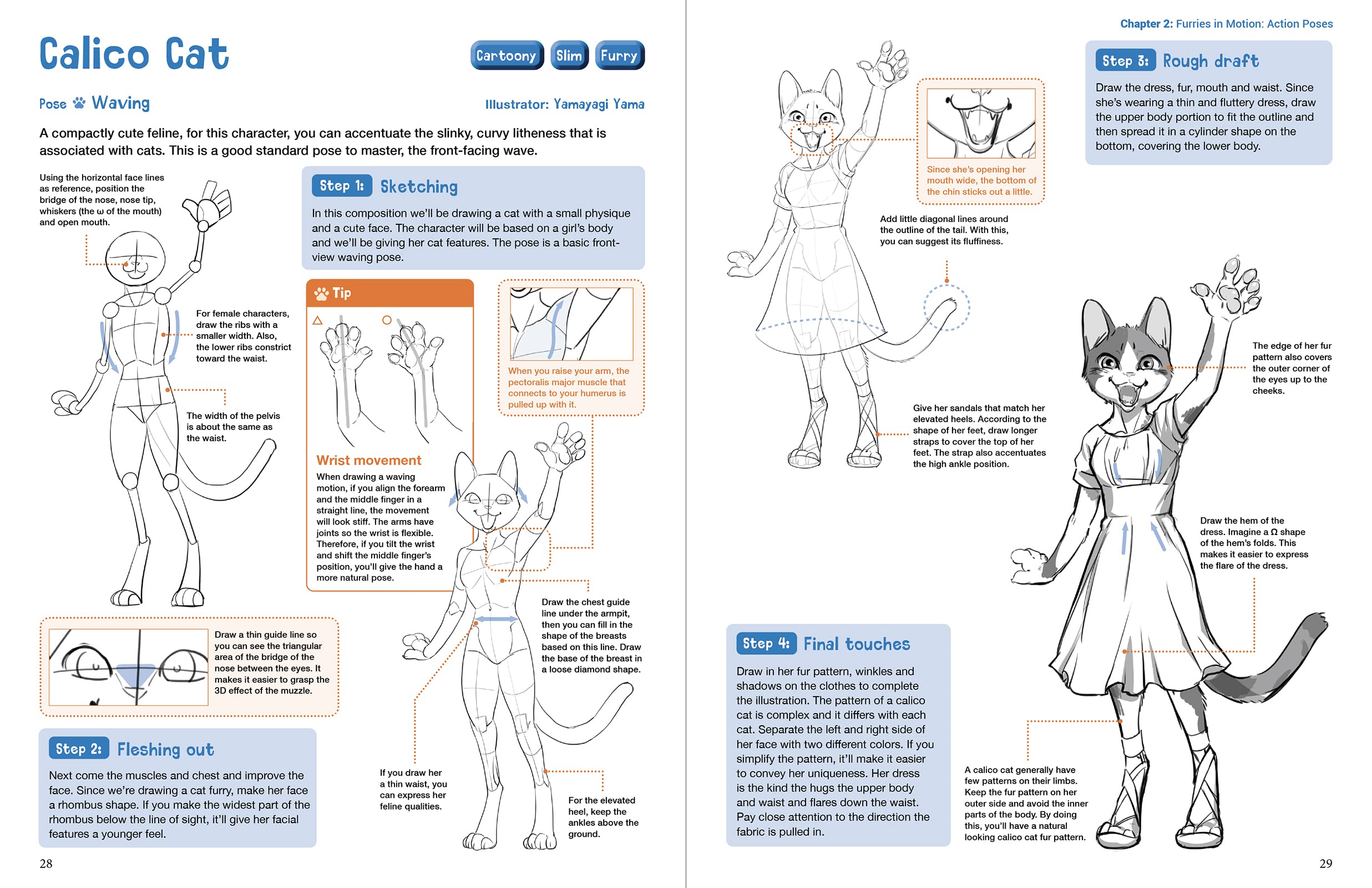 The Ultimate Guide to Drawing Manga Action Furries | - 6 | YEO