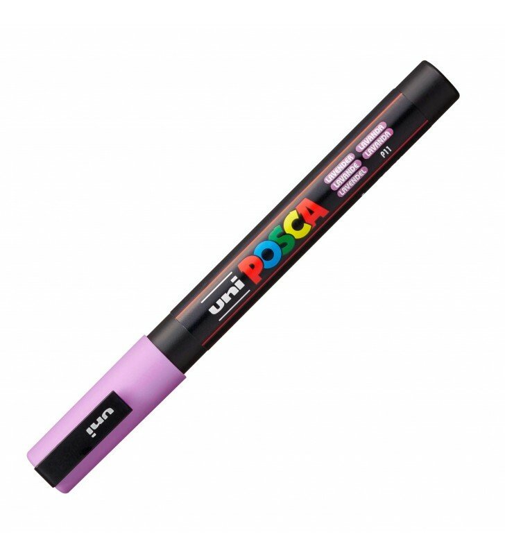 Marker - Posca PC-3M, 0.9-1.3mm, mov lavanda | Uni - 1 | YEO