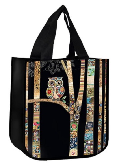 Sacosa shopping - Bug Art Jewels - Chouette Klimt | Kiub