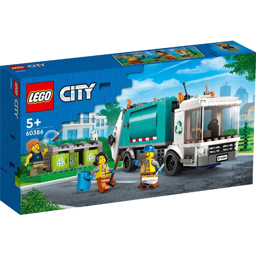 LEGO® City 60386 - Camion de reciclare, 261 piese | LEGO - 9 | YEO