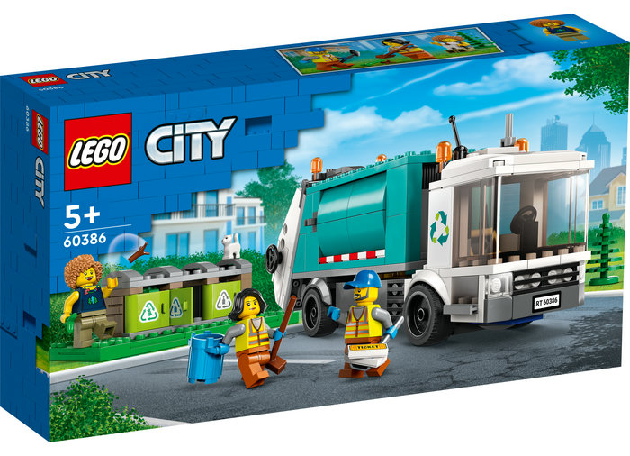 LEGO® City 60386 - Camion de reciclare, 261 piese | LEGO - 1 | YEO