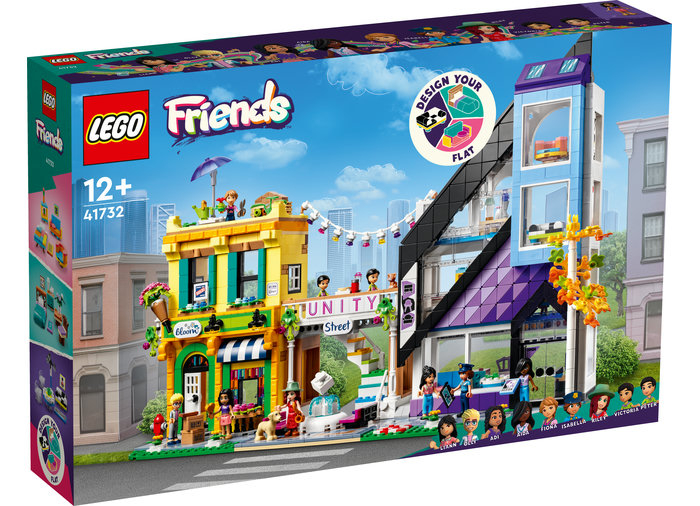 LEGO Friends 41732 - Florarie si magazin de design in centrul orasului,2010 piese | LEGO - 9 | YEO