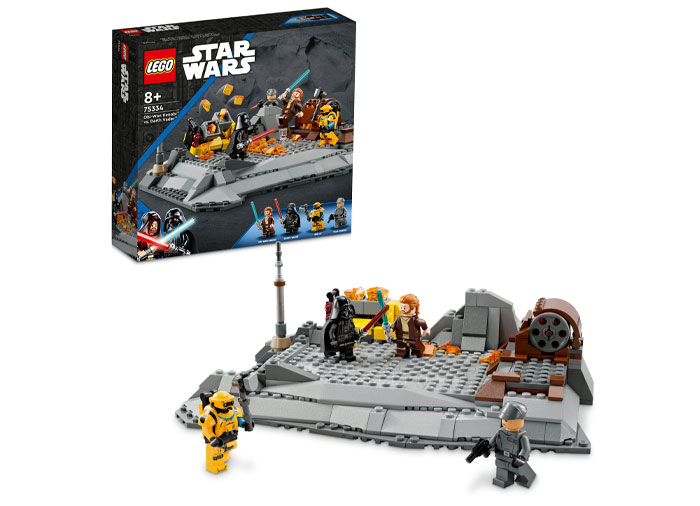 LEGO Star Wars 75334 - Obi-Wan Kenobi versus Darth Vader, 408 piese | LEGO