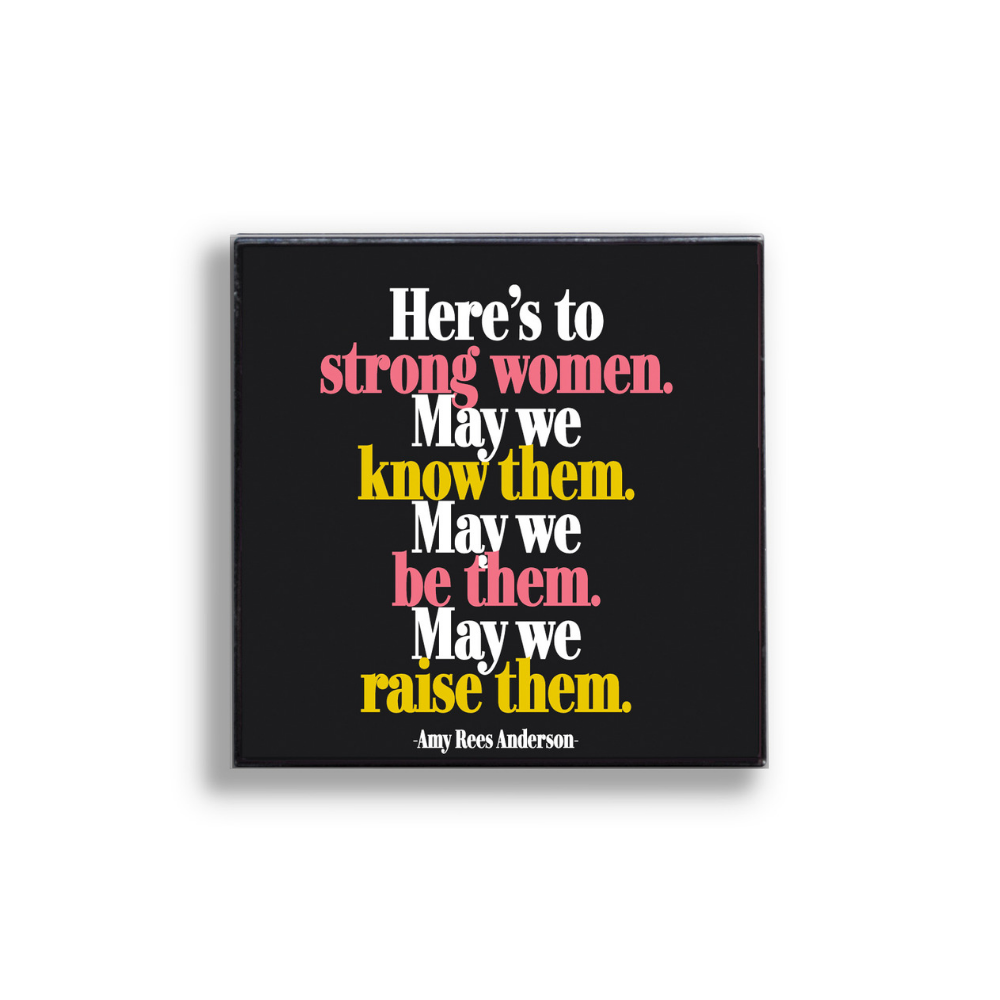 Insigna - Here\'s To A Strong Woman | Quotable Cards