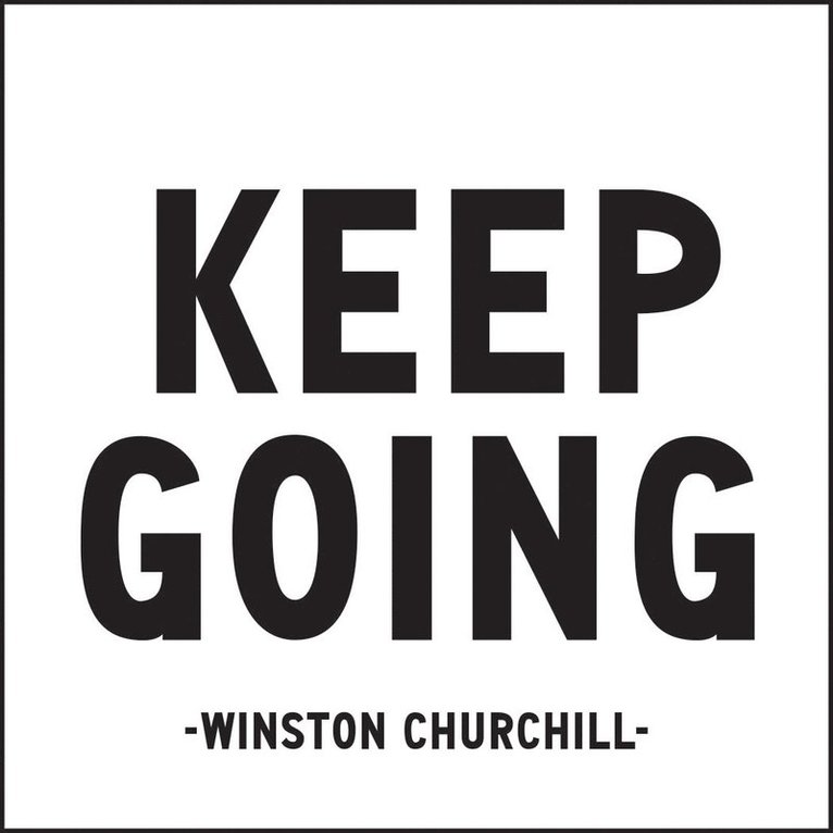 Magnet - Winston Churchill - Keep Going | Quotable Cards