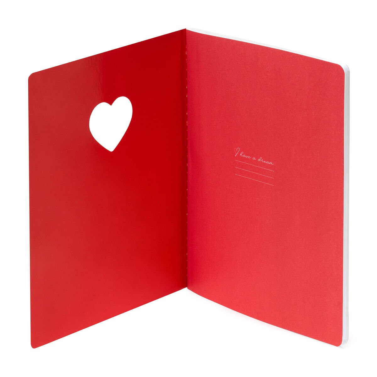 Carnet - Large, Lined - Heart | Legami - 1 | YEO