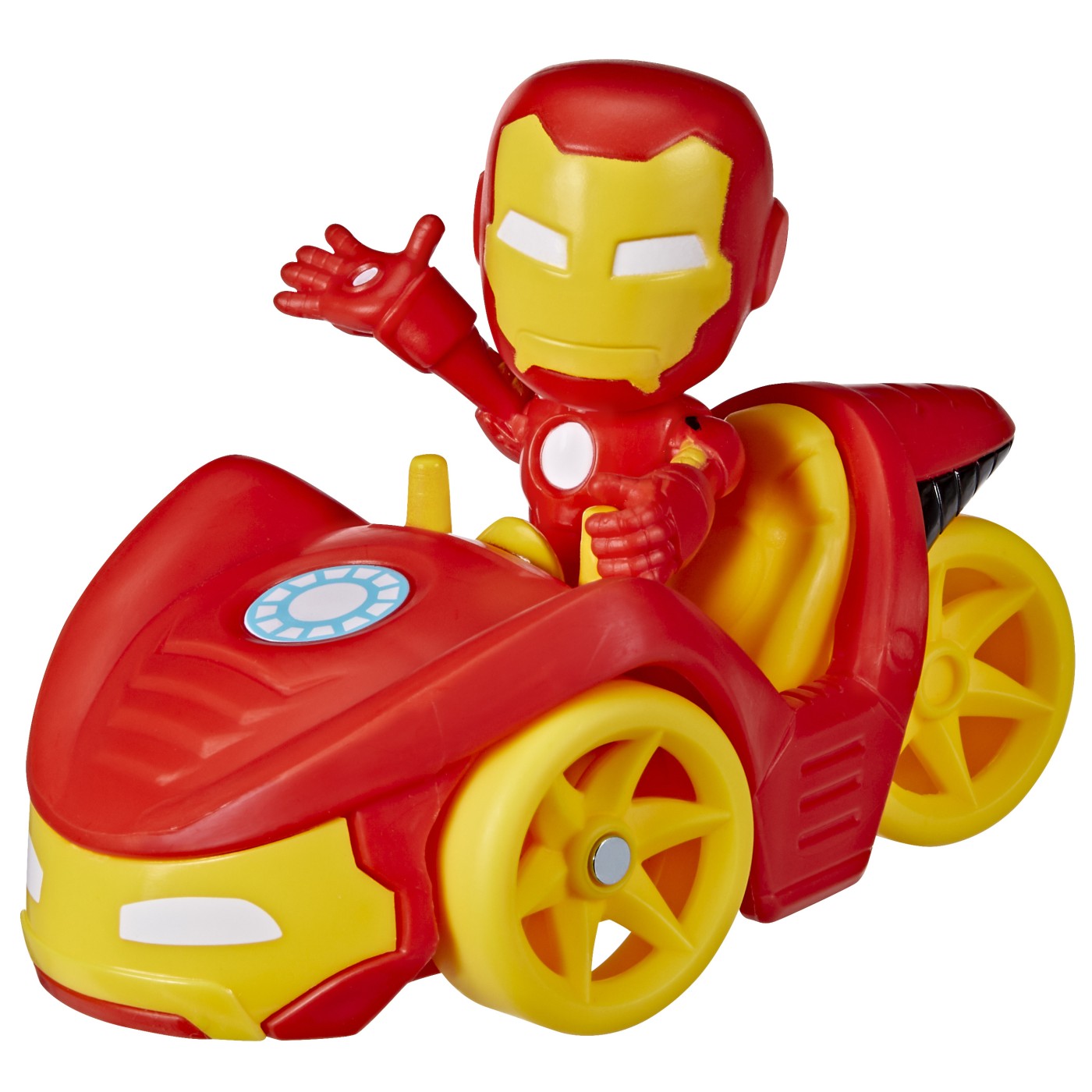 Set figurina si masinunta - Spidey And His Amazing Friends - Iron Man & Iron Racer | Hasbro - 4 | YEO