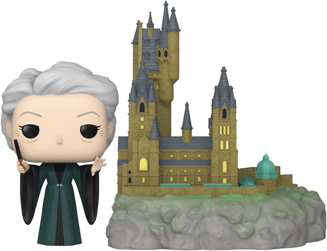 Figurina - Harry Potter - Minerva McGonagall with Hogwart | Funko