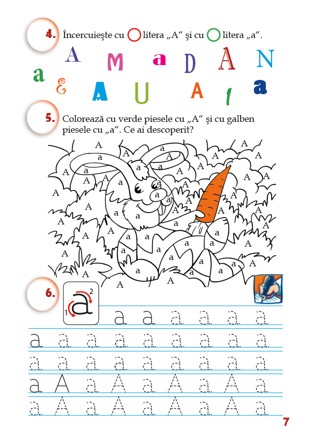 Iepurasul istet invata alfabetul. Clasa pregatitoare | Carmen Trandafirescu, Georgeta Patru - 1 | YEO