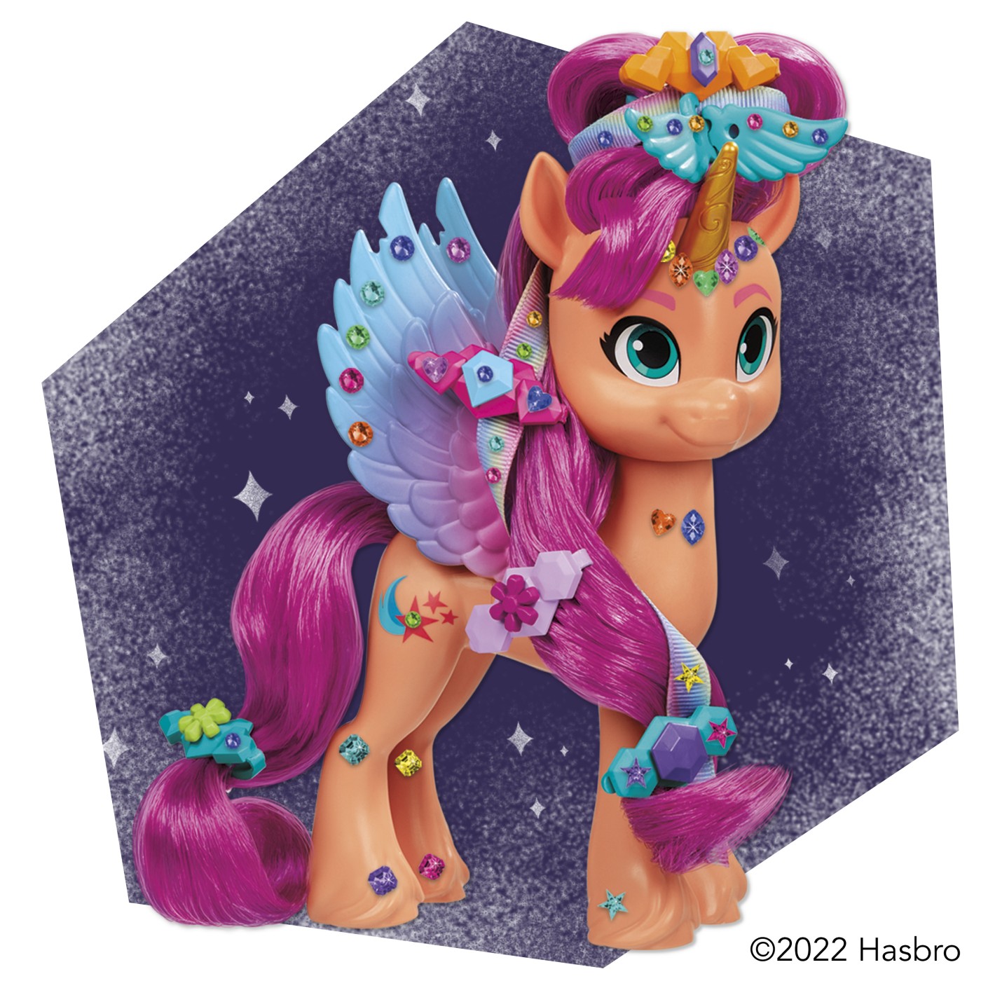 Figurina - My Little Pony - Ribbon Hairstyles: Sunny Starscout | Hasbro - 3 | YEO