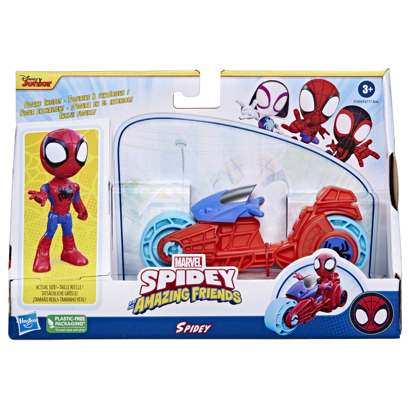 Set figurina cu vehicul - Spidey And His Amazing Friends - Spidey | Hasbro - 8 | YEO