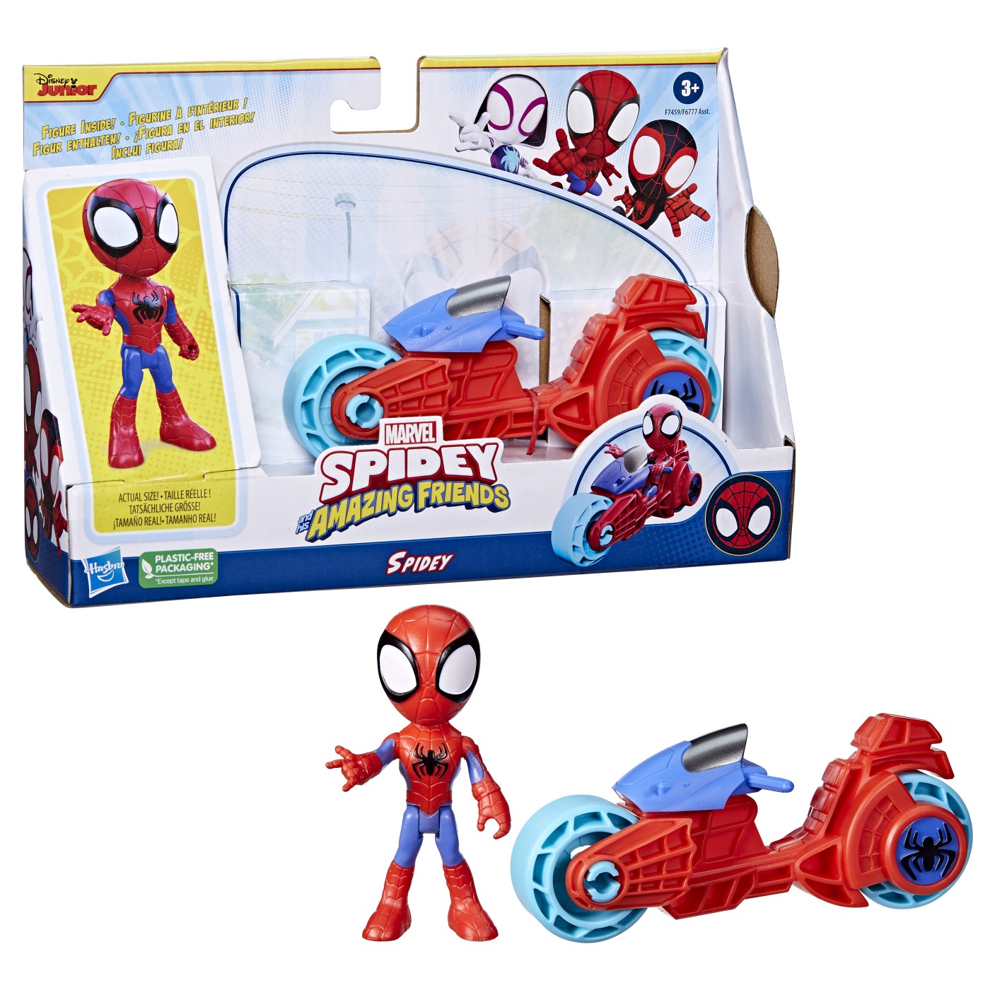 Set figurina cu vehicul - Spidey And His Amazing Friends - Spidey | Hasbro - 7 | YEO