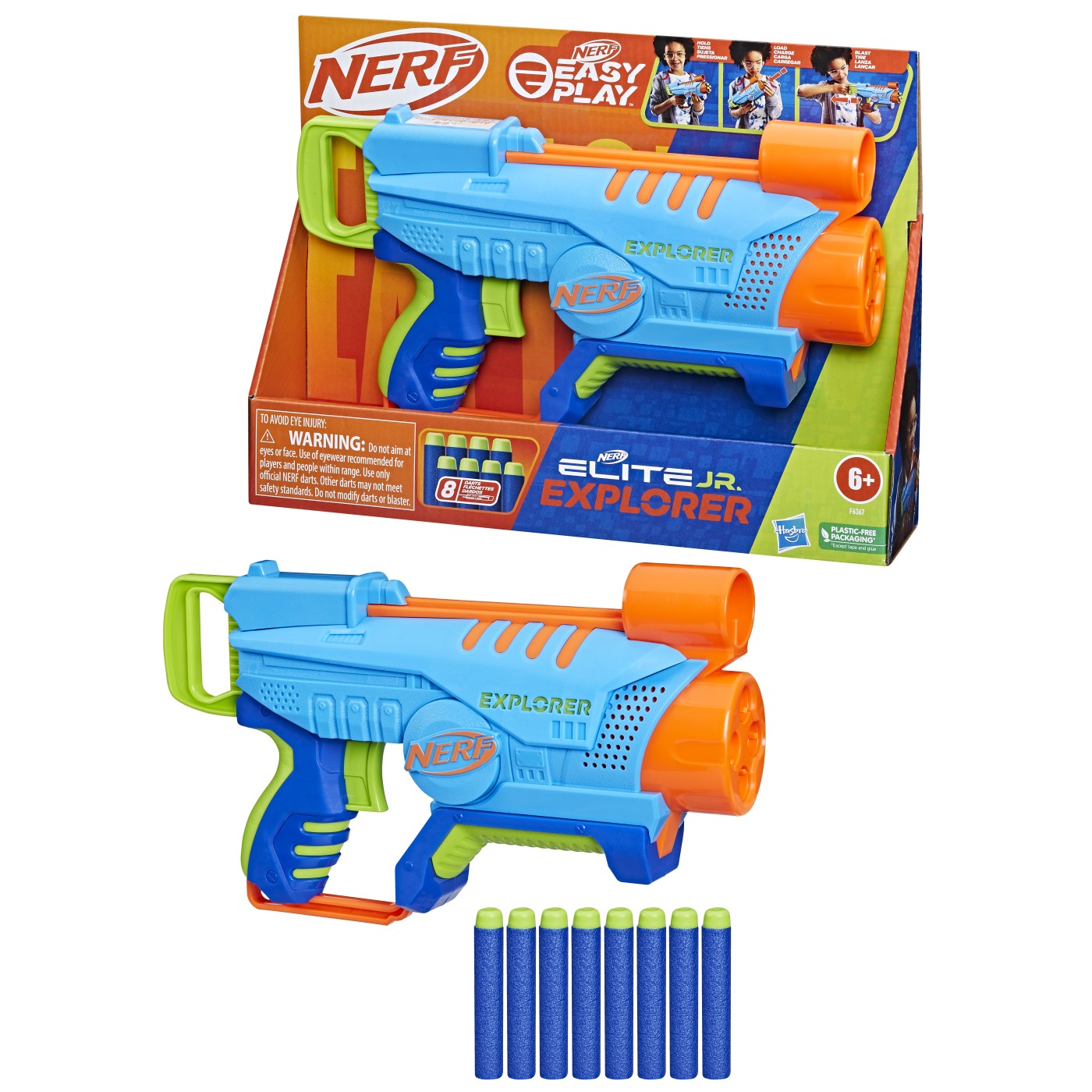 Blaster Nerf - Elite Jr. Explorer | Hasbro - 6 | YEO