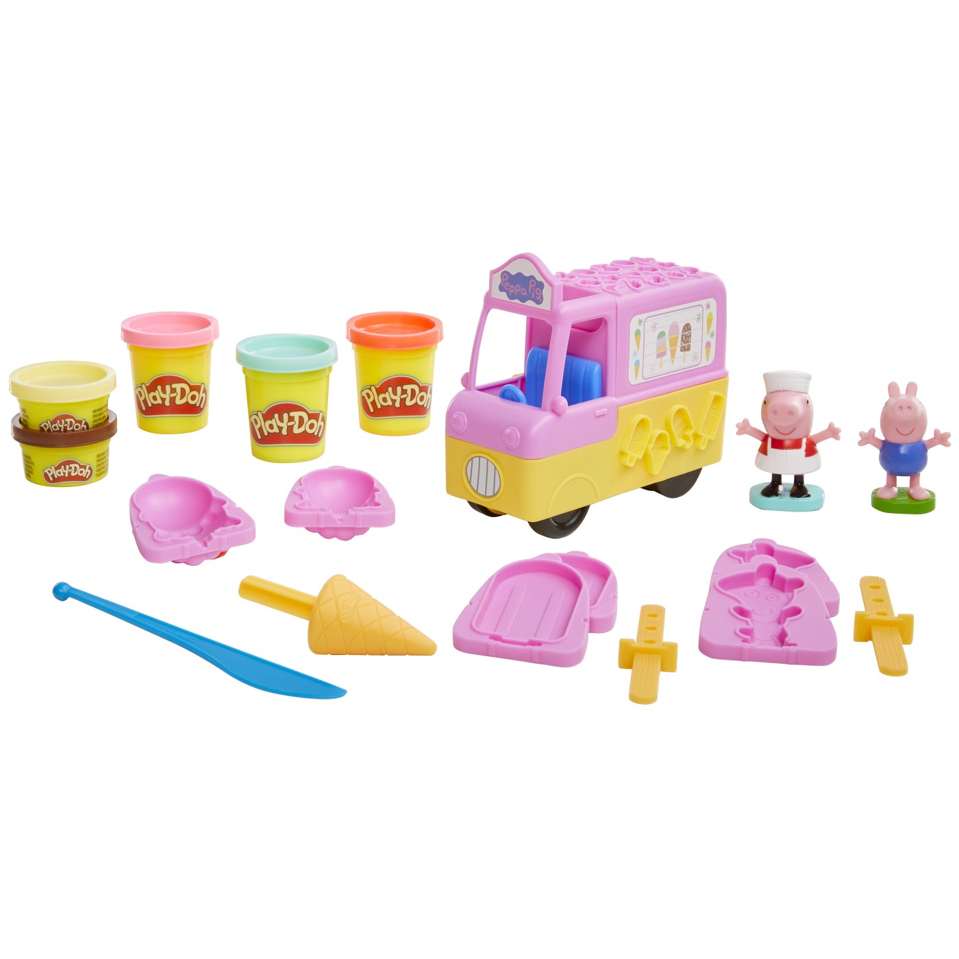 Set de joaca - Play-Doh - Peppa\'s Ice Cream Playset | Hasbro