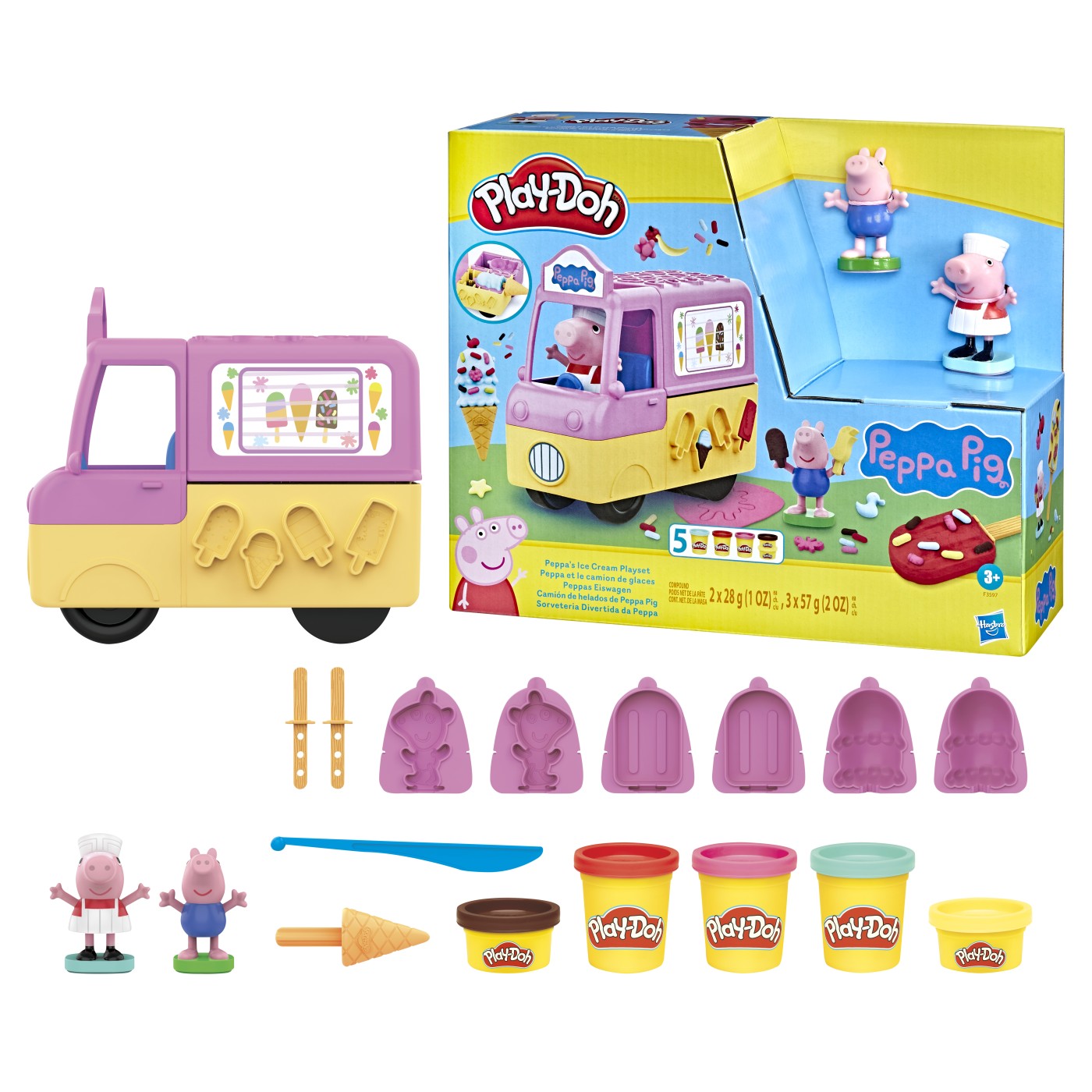 Set de joaca - Play-Doh - Peppa\'s Ice Cream Playset | Hasbro - 7 | YEO