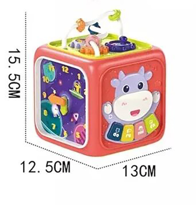 Jucarie educativa - Activity Cube Box, 6 in 1 | Yisheng - 1 | YEO