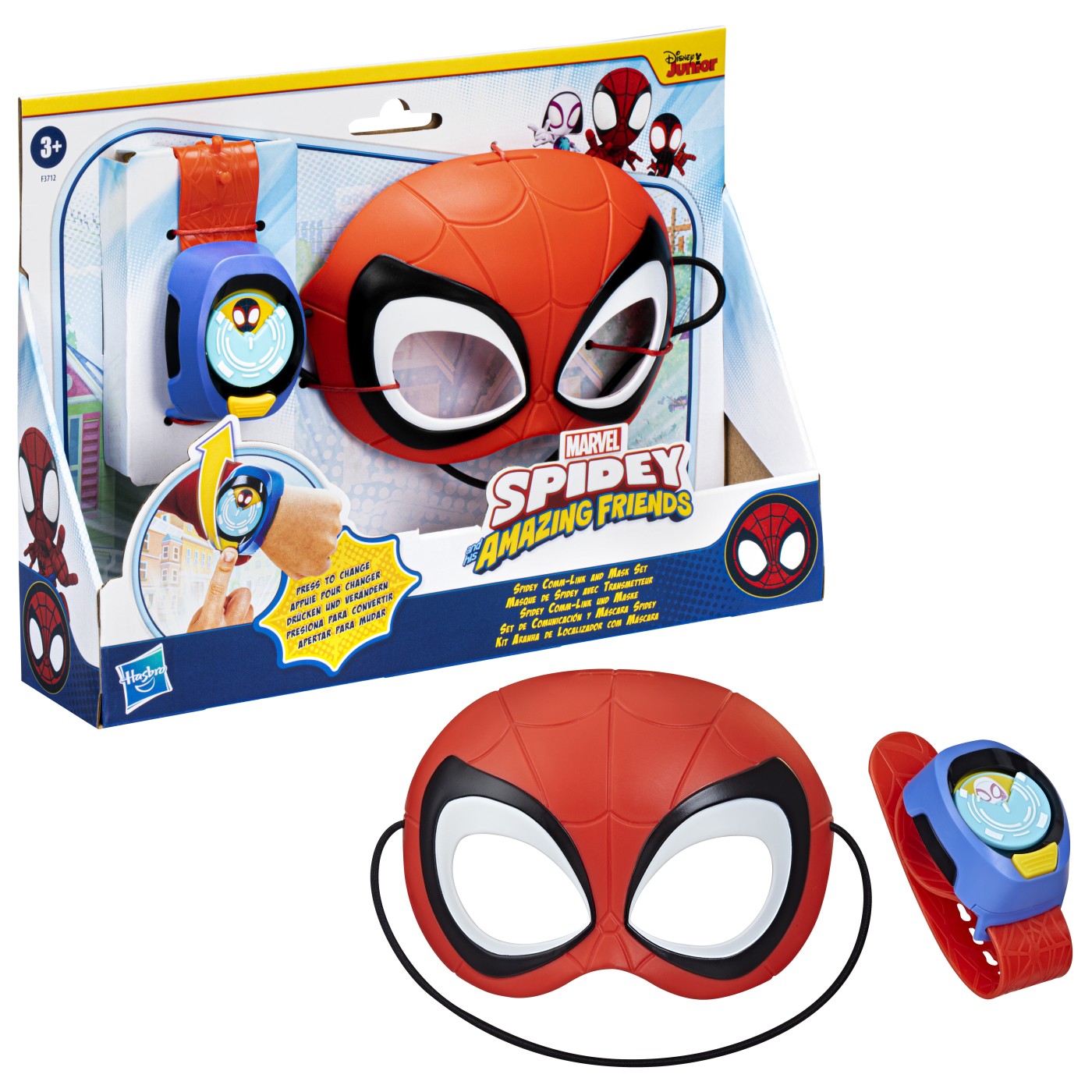 Set de joaca - Spidey And His Amazing Friends - Spidey Comm-Link and Mask Set | Hasbro - 5 | YEO