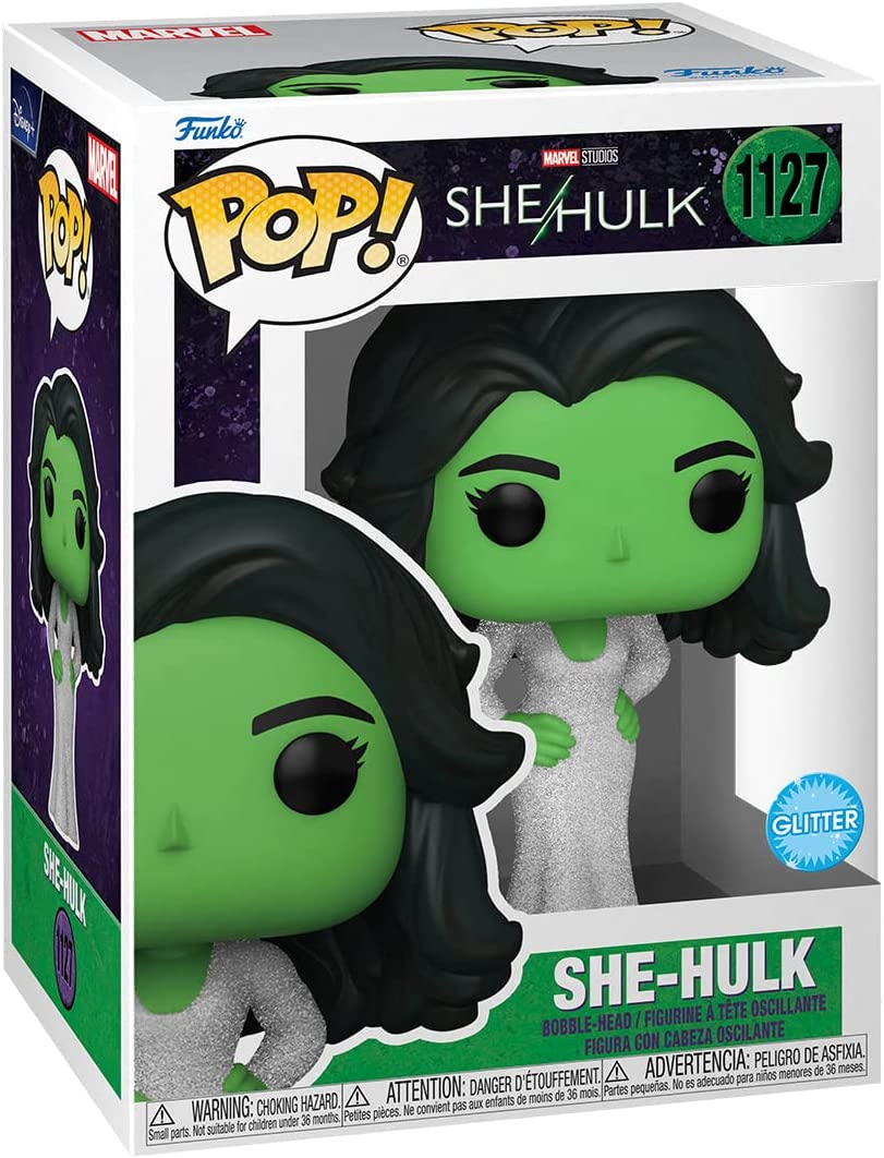 Figurina - Marvel - She-Hulk - Glitter Dress | Funko - 1 | YEO