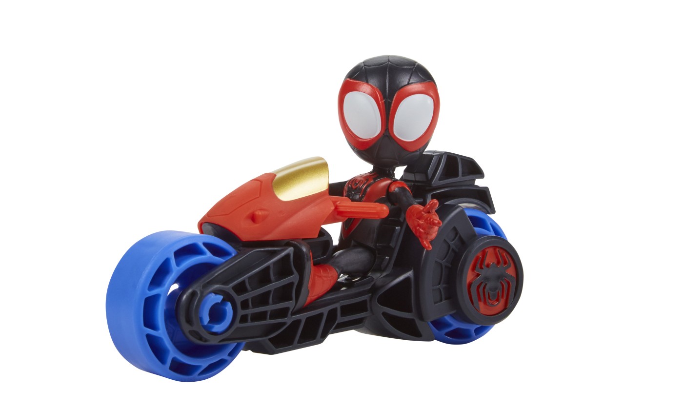 Set figurina - Spidey And His Amazing Friends - Miles Morales: Spider-Man cu motocicleta | Hasbro - 5 | YEO