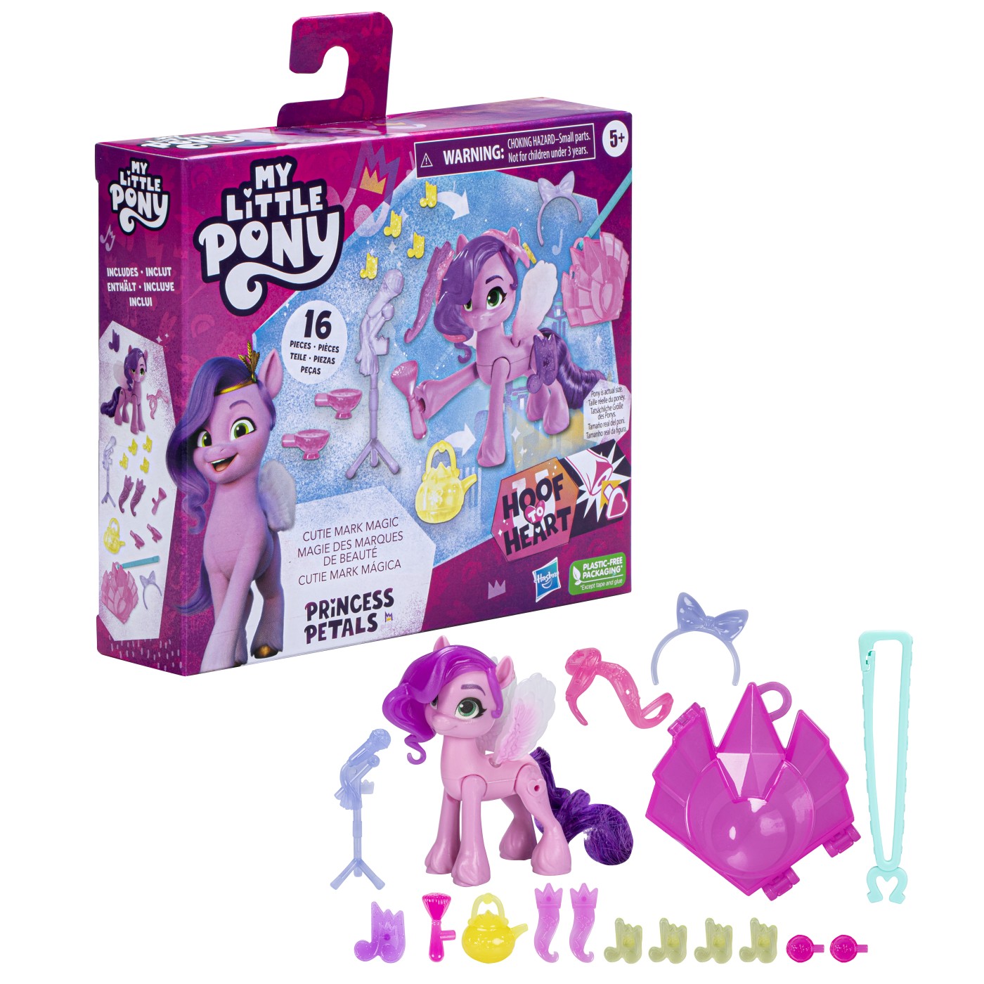 Figurina - My Little Pony - Cutie Mark Magic: Princess Petals | Hasbro - 7 | YEO