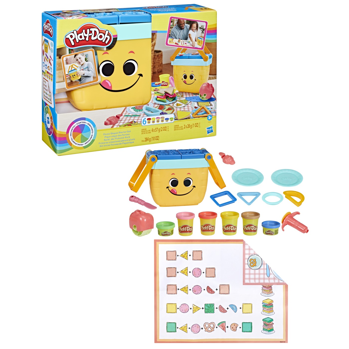 Set plastilina - Play-Doh - Picnic Shapes Starter Set | Hasbro - 4 | YEO