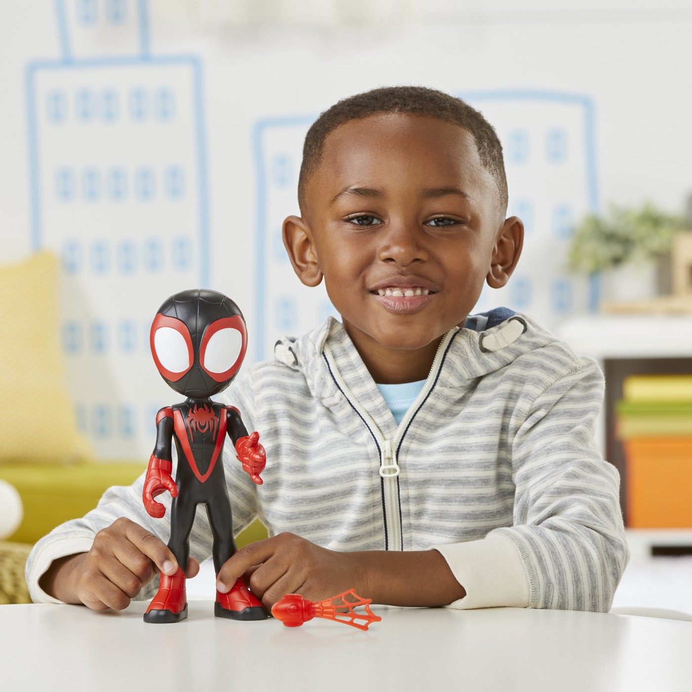 Figurina - Spidey And His Amazing Friends - Miles Morales: Spider-Man | Hasbro - 1 | YEO