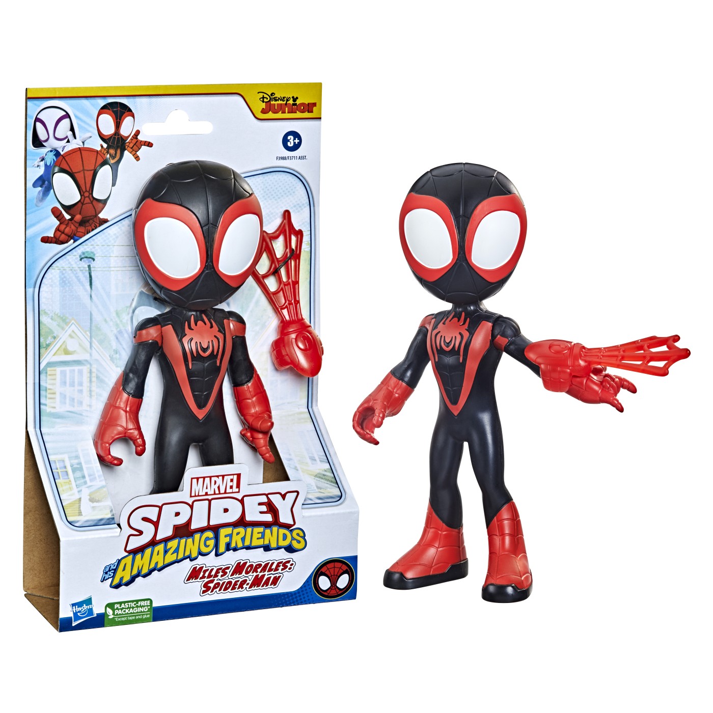 Figurina - Spidey And His Amazing Friends - Miles Morales: Spider-Man | Hasbro - 4 | YEO