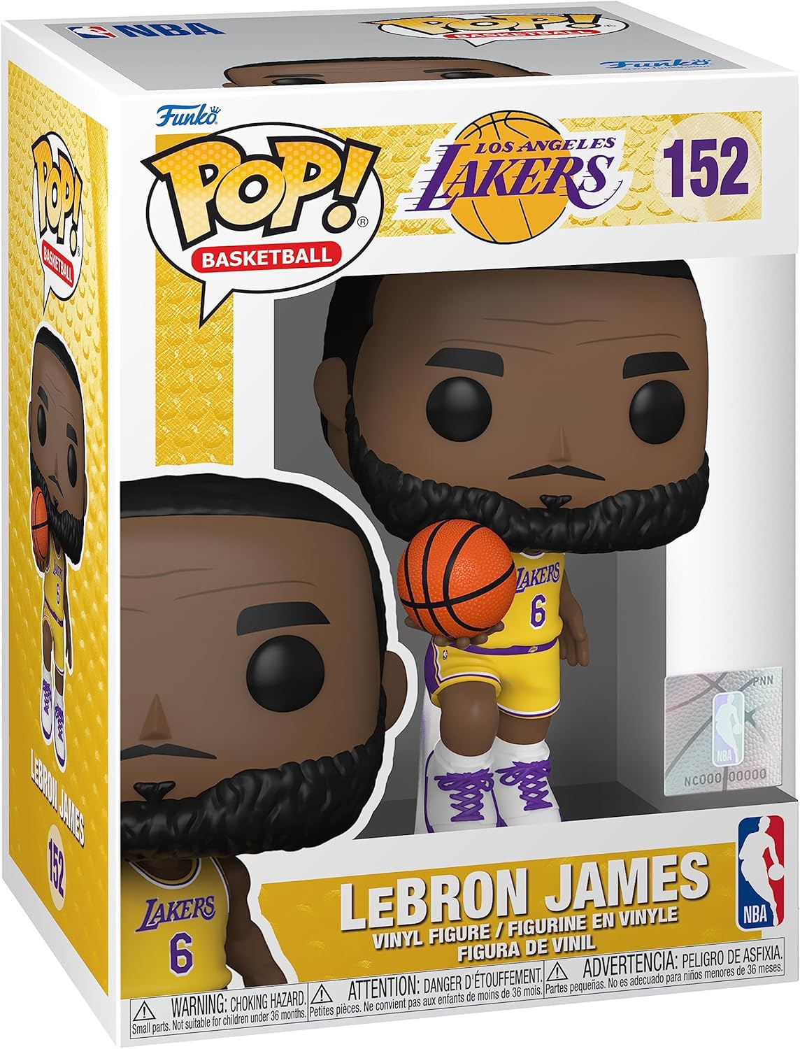 Figurina - Pop! Basketball - Los Angeles Lakers - LeBaron James | Funko