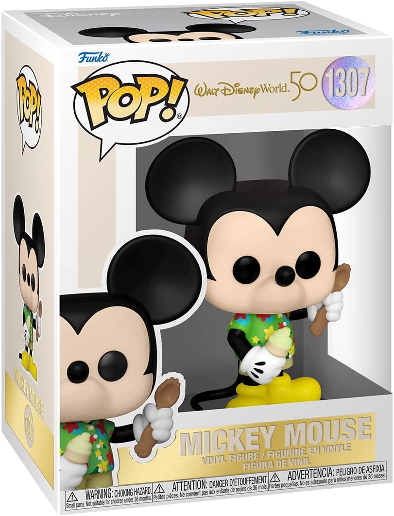 Figurina - Pop! - Walt Disney World 50th - Aloha Mickey Mouse | Funko - 1 | YEO