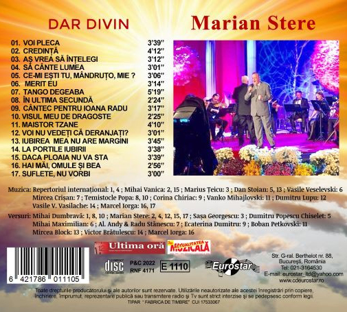 Dar divin | Marian Stere