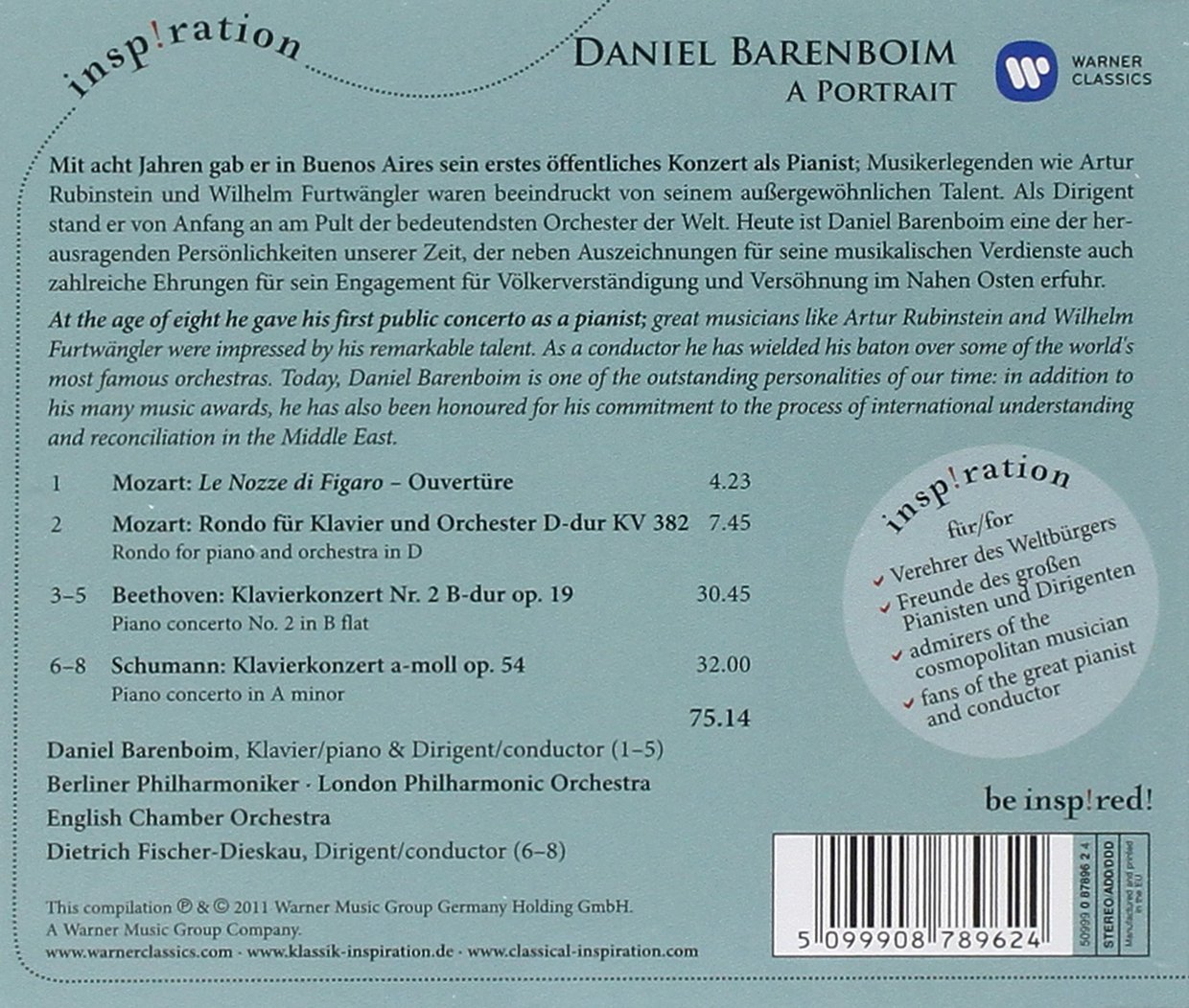 Daniel Barenboim: A Portrait | Daniel Barenboim, Various Composers