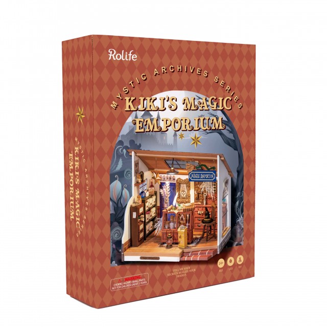 Puzzle 3D - Minicasuta de papusi - Pravalia magica a lui Kiki | Robotime - 4