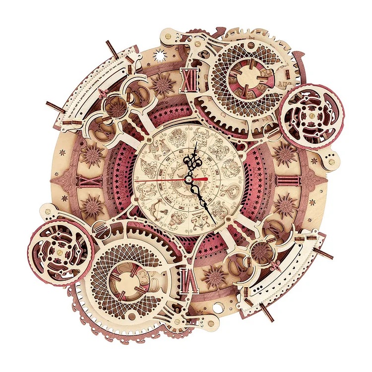 Puzzle mecanic - Ceas de perete Zodiac