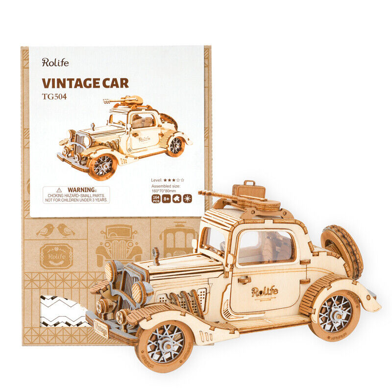 Puzzle 3D - Vintage Car TG504 | Robotime