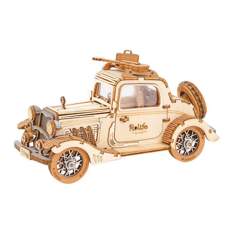 Puzzle 3D - Vintage Car TG504 | Rolife - 5