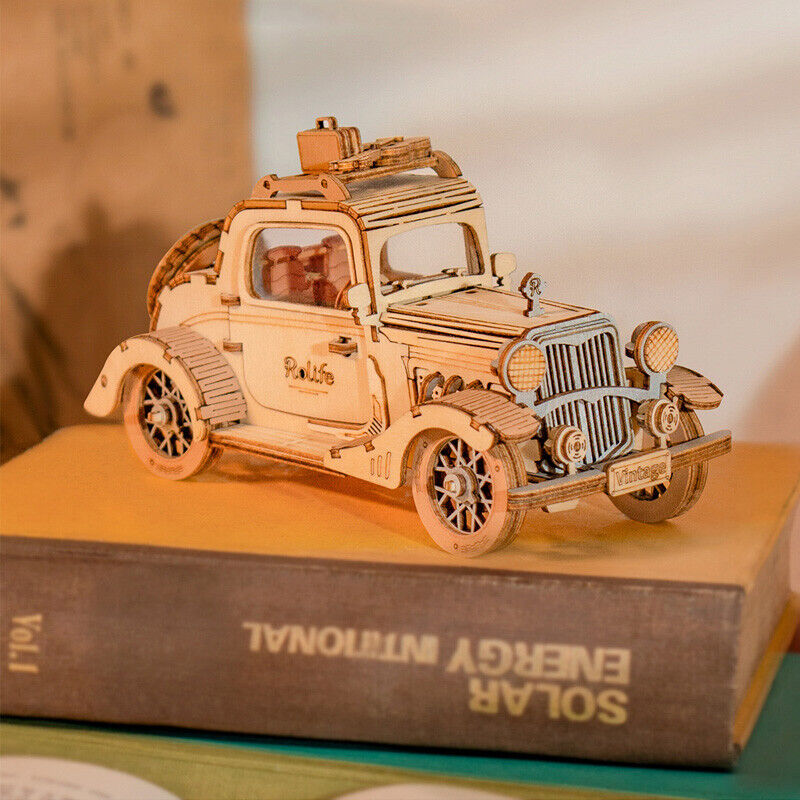 Puzzle 3D - Vintage Car TG504 | Rolife - 1